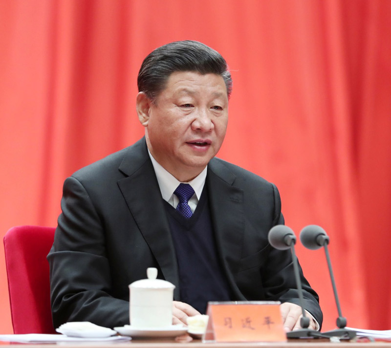 1月11日，中共中央總書記、國家主席、中央軍委主席習近平在中國共產(chǎn)黨第十九屆中央紀律檢查委員會第二次全體會議上發(fā)表重要講話。